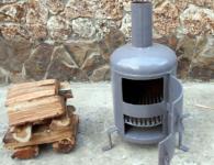Как сделать печь для гаража на дровах своими руками Гаражные печи на дровах своими руками